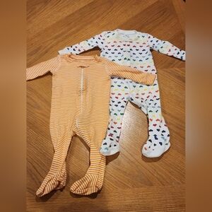 6-9m Primary Organic Pajamas 2 Piece Bundle
